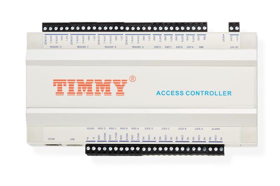 Wiegand RS485 यूएसबी टीसीपी आईपी 4 डोर एक्सेस कंट्रोलर एक्सेस कंट्रोल सिस्टम फ्री एसडीके के साथ;