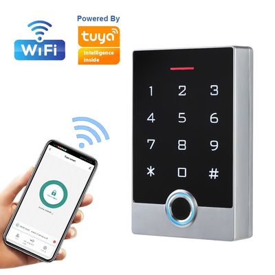 Tuya App के साथ वाटरप्रूफ RFID फिंगरप्रिंट एक्सेस कंट्रोल मेटल कीपैड