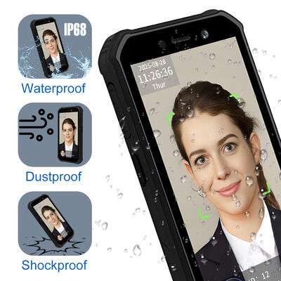 पोर्टेबल टाइम अटेंडेंस सिस्टम एंड्रॉइड बायोमेट्रिक फेशियल रिकॉग्निशन टर्मिनल