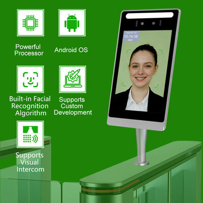 OEM/ODM RK3568 8 Inch Industrial Android AI Face Recognition Access Control Machine For Turnstile Tripod Gate