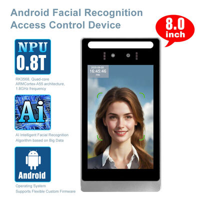 SI-A08 Android Face & Palm Vein Recognition Access Control Terminal Binocular Liveness Detection