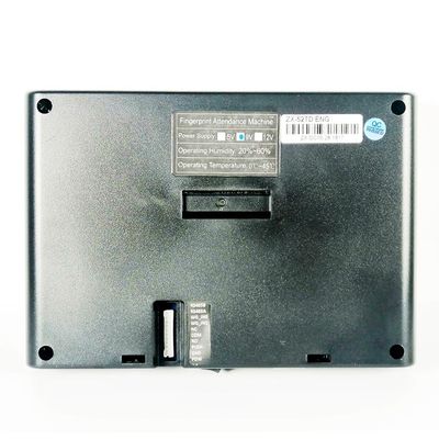 कार्यालय कर्मचारी कीपैड 9 वी फिंगरप्रिंट उपस्थिति मशीन