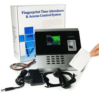 कर्मचारी RoHS रियल टाइम फिंगरप्रिंट अटेंडेंस मशीन