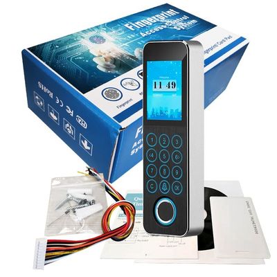 T9 इनपुट पनरोक IP65 बॉयोमीट्रिक फिंगरप्रिंट अभिगम नियंत्रण