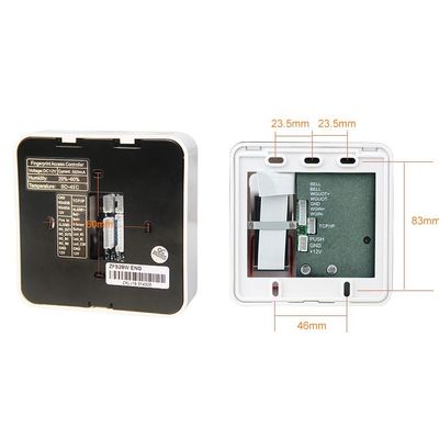 ऑफिस स्कूल प्रेस कीपैड फिंगरप्रिंट डोर एक्सेस कंट्रोल सिस्टम