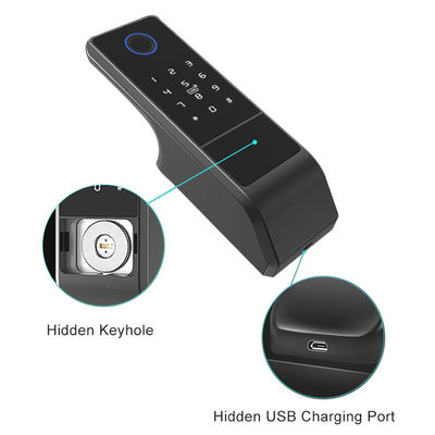 स्मार्ट तुया वाईफाई लॉक मोबाइल कंट्रोल फिंगरप्रिंट आरएफआईडी ओपन फ्लैट होम लॉक