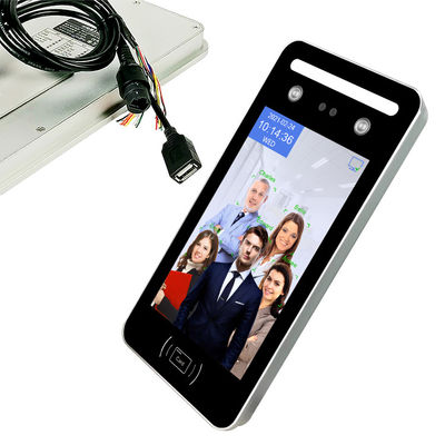 वाईफ़ाई वायरलेस आरएफआईडी कार्ड के साथ 8 इंच चेहरे की पहचान अभिगम नियंत्रण प्रणाली