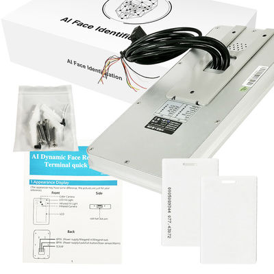 Wiegand 26/34 टर्नस्टाइल के लिए बायोमेट्रिक फेस रिकग्निशन एक्सेस कंट्रोल