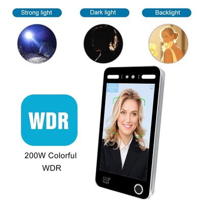 उपस्थिति के लिए बायोमेट्रिक फ़िंगरप्रिंट एआई चेहरे की पहचान अभिगम नियंत्रण प्रणाली