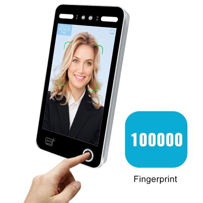 वेब बायोमेट्रिक डायनेमिक फेशियल रीडर स्मार्ट एक्सेस कंट्रोल 10.1 इंच लिनक्स 3.1