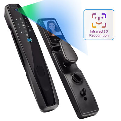 Wifi के साथ Tuya स्मार्ट फिंगरप्रिंट स्मार्ट लॉक फेस रिकग्निशन डोर लॉक